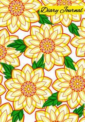 Diary Journal : Sunflower Mandala 7x10 Inch 160 Pages/320 Sheets : Lined Notebook