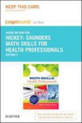 Saunders Math Skills for Health Professions