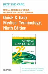 Medical Terminology Online with Elsevier Adaptive Learning for Quick and Easy Medical Terminology (Access Card)