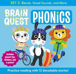 Brain Quest Phonics Readers: Set 2 : 12 Decodable Readers: Blends, Vowels Sounds, and More
