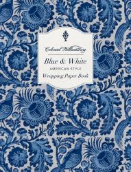 Colonial Williamsburg Blue and White Wrapping Paper Book