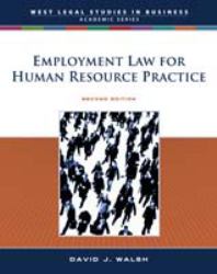 Employment Law for Human Resource Practice