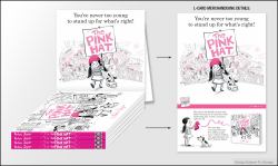 The Pink Hat 4-Copy L-Card
