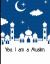 Yes I Am a Muslim : Blank 8. 5 X 11 Inches College Wide Rule Lined Paper for Taking Notes Islamic Muslim Theme