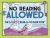 No Reading Allowed : The WORST Read-Aloud Book Ever