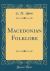 Macedonian Folklore (Classic Reprint)