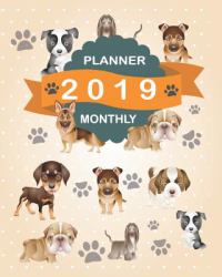 2019 Planner Monthly : 12 Month January 2019 to December 2019 for to Do List Calendar Schedule Organizer and Soclal Media Passwords and Journal Notebook with Inspirational Quotes