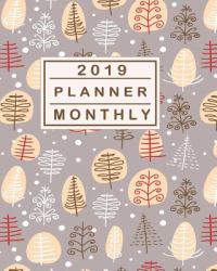 2019 Planner Monthly : 12 Month January 2019 to December 2019 for to Do List Calendar Schedule Organizer and Soclal Media Passwords and Journal Notebook with Inspirational Quotes