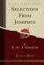 Selections from Josephus (Classic Reprint)