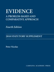 Evidence : 2018 Statutory Supplement