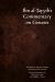 Ibn Al-Ṭayyib's Commentary on Genesis