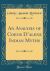 An Analysis of Coeur d'Alene Indian Myths (Classic Reprint)