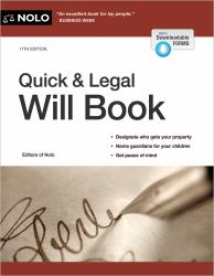 Quick and Legal Will Book