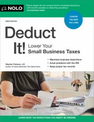 Deduct It! : Lower Your Small Business Taxes