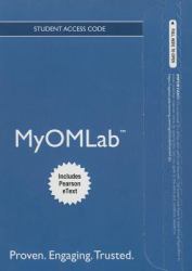 MyLab Operations Management with Pearson EText Access Code for Managing Supply Chain and Operations