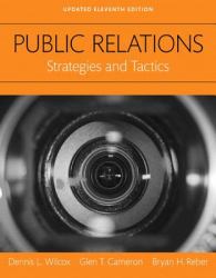 Public Relations : Strategies and Tactics