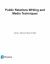 Public Relations Writing and Media Techniques