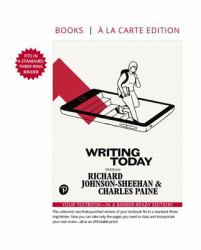 Writing Today, Books a la Carte Edition