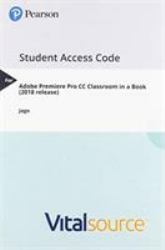 Access Code Card for Adobe Premiere Pro CC Classroom in a Book (2018 Release)