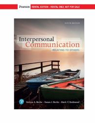 Interpersonal Communication : Relating to Others