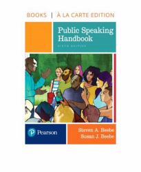 Public Speaking Handbook, Books a la Carte Edition