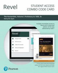 Revel for the Humanities, Volume 1 -- Combo Access Card