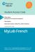 MyLab French with Pearson EText Access Code (24 Months) for Chez Nous : Branché Sur le Monde Francophone