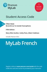 MyLab French with Pearson EText for Chez Nous : Branché sur le monde francophone -- Access Card (Single Semester)