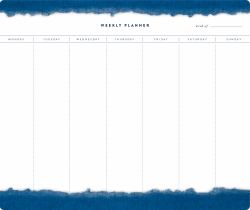 Indigo Desk Pad
