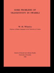 Some Problems of Transitivity in Swahili