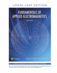 Loose Leaf Version for Pearson EText for Fundamentals of Applied Electromagnetics