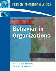 Behavior in Organizations : International Edition