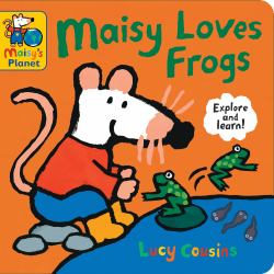 Maisy Loves Frogs: a Maisy's Planet Book : (Educational Board Book about Toads and Frogs - for Toddlers and Kids Ages 1-3)