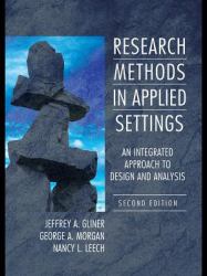 Research Methods in Applied Settings