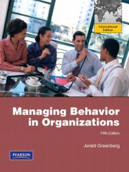 Managing Behavior in Organizations