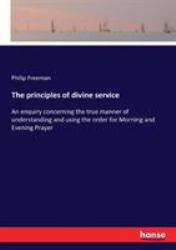 The Principles of Divine Service