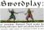 Swordplay : An Anonymous, Illustrated Dutch Fencing Treatise for Fencing with Rapier, Sword and Polearms From 1595