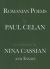 Romanian Poems by Paul Celan and Essays