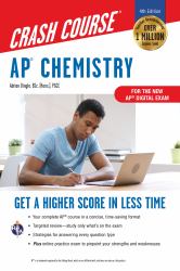 AP Chemistry Crash Course, Book + Online : Get a Higher Score in Less Time