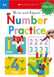 Write-And-Repeat Number Practice: Scholastic Early Learners (Write-and-Repeat)
