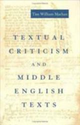 Textual Criticism and Middle English Texts