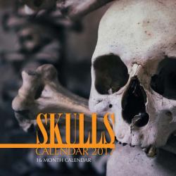 Skulls Calendar 2017: 16 Month Calendar