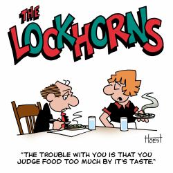 The Lockhorns : The Trouble with You Is That You Judge Food Too Much by It's Taste
