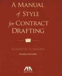 Manual of Style for Contract Drafting