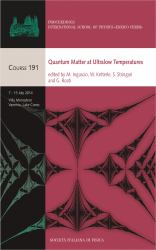 Quantum Matter at Ultralow Temperatures