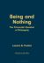 Being and Nothing : The Primordial Question of Philosophy