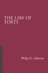 The Law of Torts, 6/e