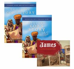 Telling God's Story Year 4 Bundle : Includes Instructor Text, Student Guide, and James, a Letter to the Scattered Graphic Novel (Telling God's Story)