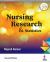 Nursing Research and Statistics