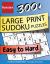 Funster 300+ Large Print Sudoku Puzzles Easy to Hard : Sudoku Puzzle Book for Adults